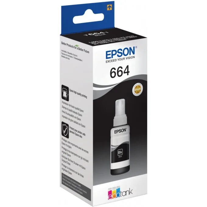 Epson Ink1LB ink cartridge - T6641 - Black 70ml 1-pack — image 2