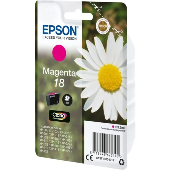 Epson Magenta NEW PACKAGING - T18034012 - Magenta — image 2
