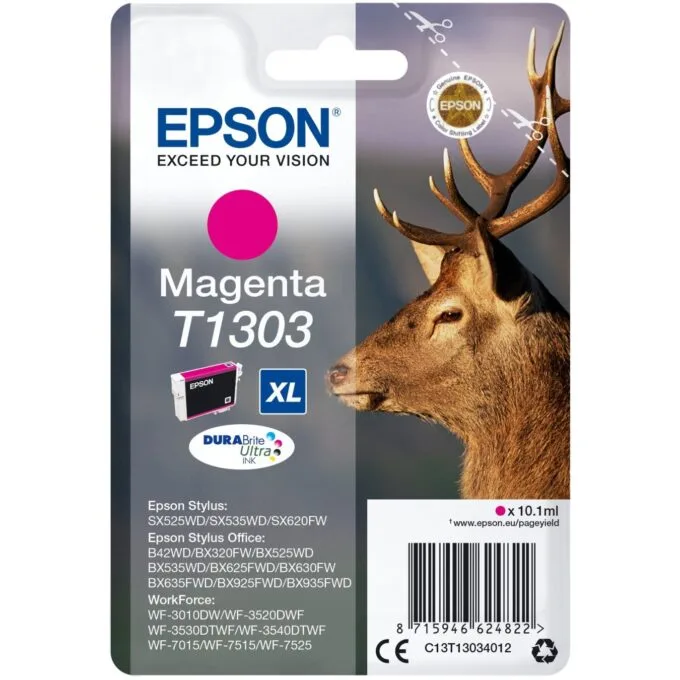 Epson - T130340 - Magenta, NEW PACKAGING — image 1
