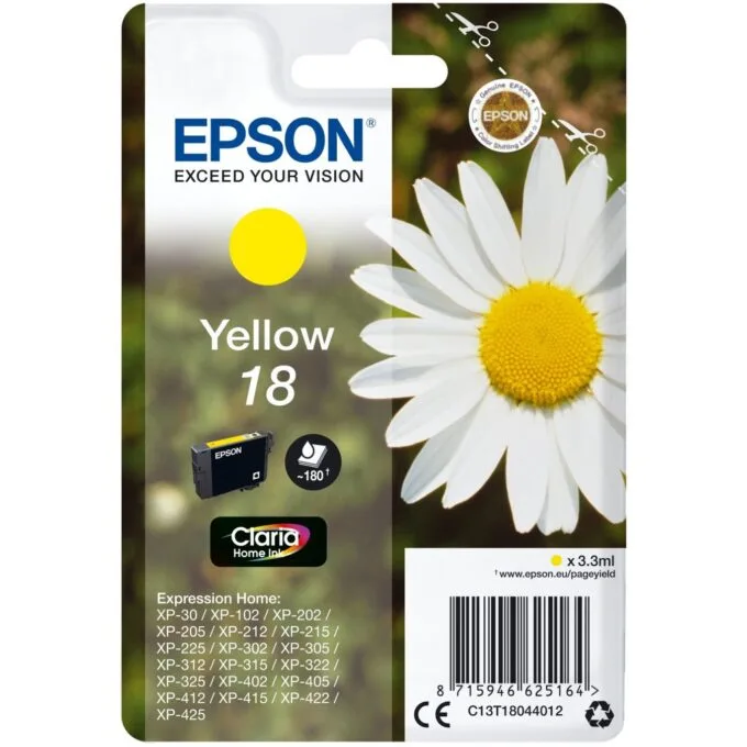 Epson - T18044012 - Yellow New Packaging — image 1