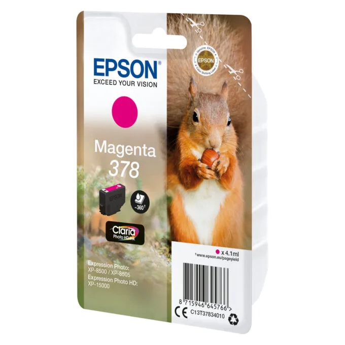 Epson Tinte 378 C13T37834010 Magenta bis zu 360 Seiten — image 2