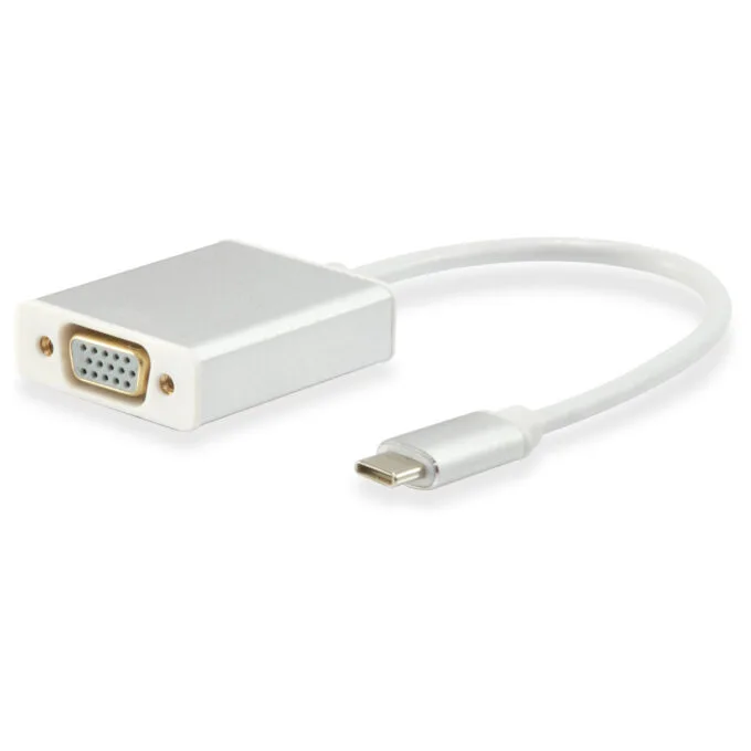 Equip Adapter USB-C - to VGA HD15 1920x1080 60Hz 0.15m si — image 1
