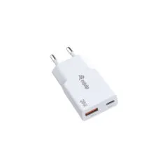 Equip Ladegerät 2Port USB-C PD3.0 USB-A GaN Slim 20W weiß