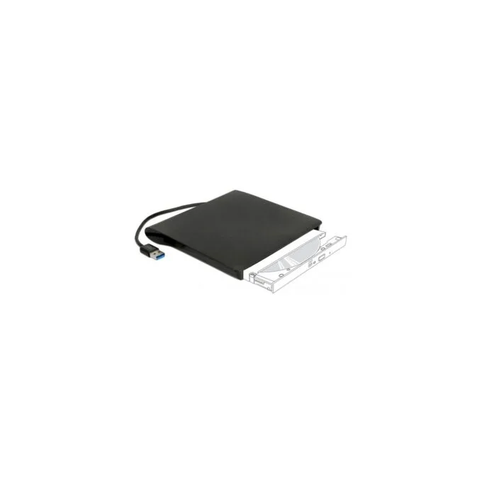 External enclosure for 5.25'' Ultra Slim SATA drives 9.5 mm to USB Type-A connector - drive enclosure — image 1