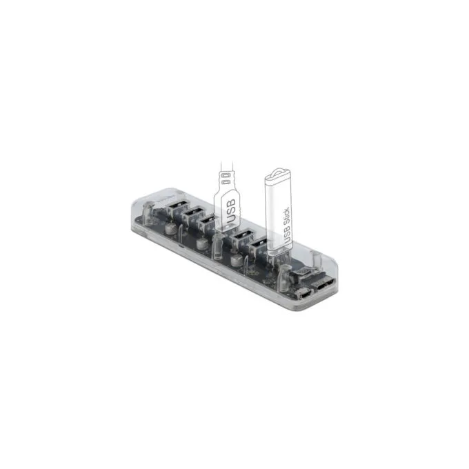 External USB 3.0 Hub with 7 ports, USB hub — image 4