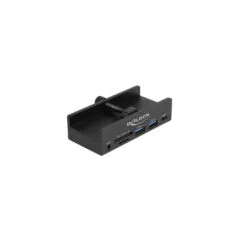External USB 5 Gbps 3 port hub 2 x USB Type-A, 1 x USB Type-CTM and 2 slot card readers with locking screw, USB hub