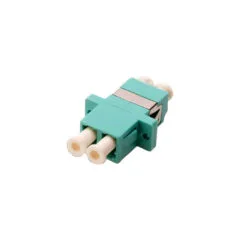 Fiber optic coupling, duplex, LC to LC socket, multimode OM3