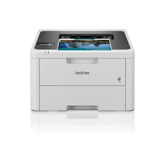 FL Brother Color LED Printer - HL-L3215CW - 18 ppm A4 USB Wi-Fi 250-sheet paper cassette — image 1