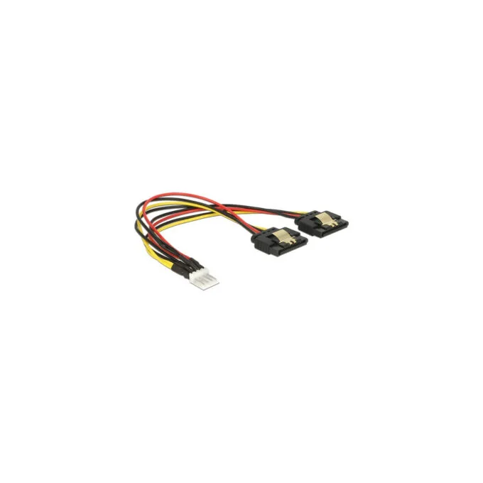 Floppy connector to 2x SATA 15Pin socket, Y-cable — image 1
