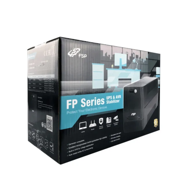 Fortron FSP FP1500 1.5kVA/900W Line-Interactive UPS - Black — image 4