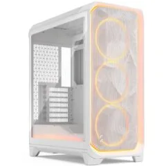 Fractal Design Meshify 3 Ambience Pro RGB - White Tempered Glass Mid-Tower Case, E-ATX/ATX Support - FD-C-MES3A-03