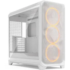 Fractal Design Meshify 3 XL - White Tempered Glass RGB Full-Tower PC Case