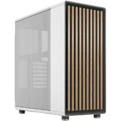 Fractal Design North Chalk White Mid-Tower PC Case - Mesh, 2x140mm Fans