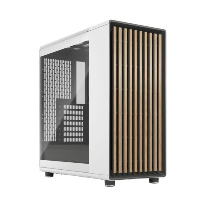 Fractal Design North Chalk White - Tempered Glass Mid-Tower PC Case — image 1