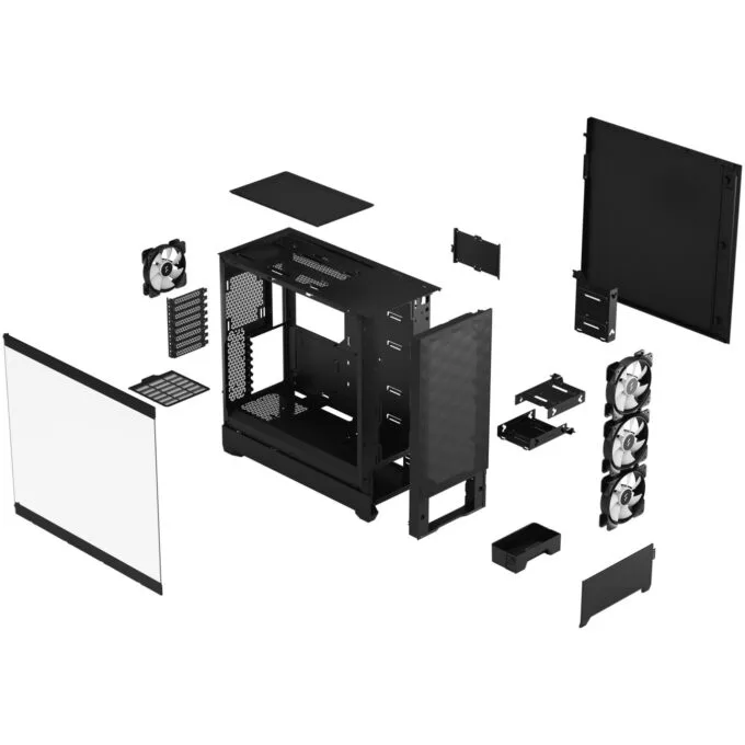 Fractal Design Pop XL Air RGB Black TG - E-ATX Full Tower Case - FD-C-POR1X-06 — image 4