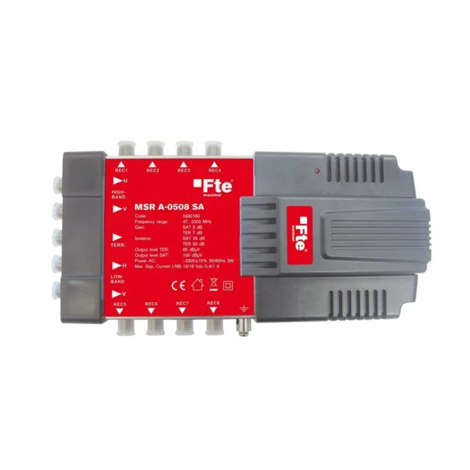FTE Multiswitch - MSRA0508 - 5 8 Active Sat Terrestrial Multiswitch — image 1