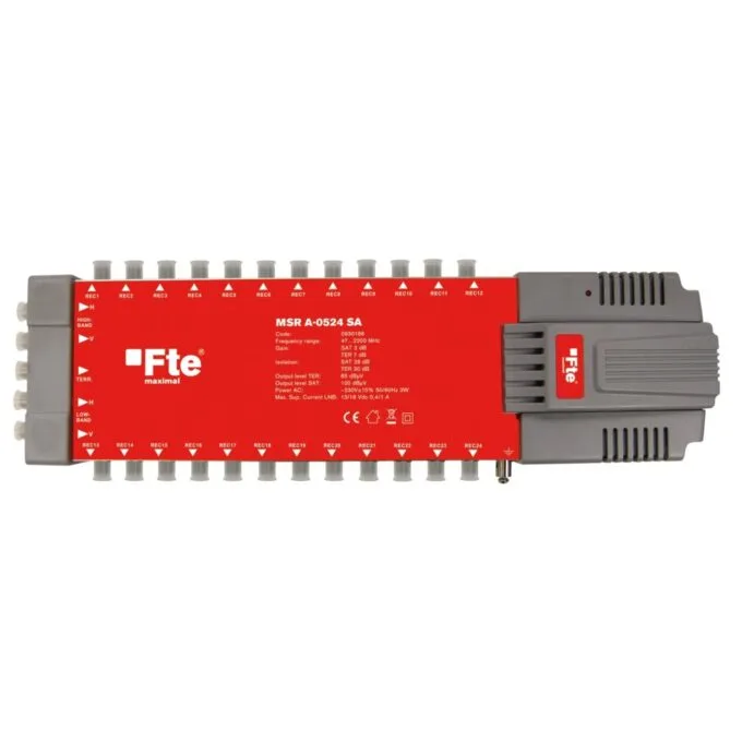 FTE Multiswitch - MSRA0524 - 5 24 Active Sat Ter Multiswitch — image 1