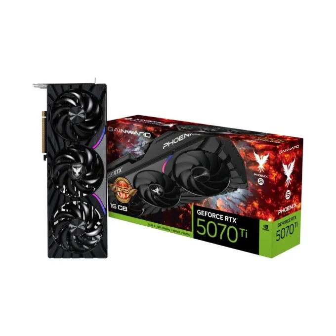 Gainward GeForce RTX 5070 Ti Phoenix-S GS - 16GB GDDR7, PCIe 5.0, 2295/2482 MHz, 3x Fans — image 10