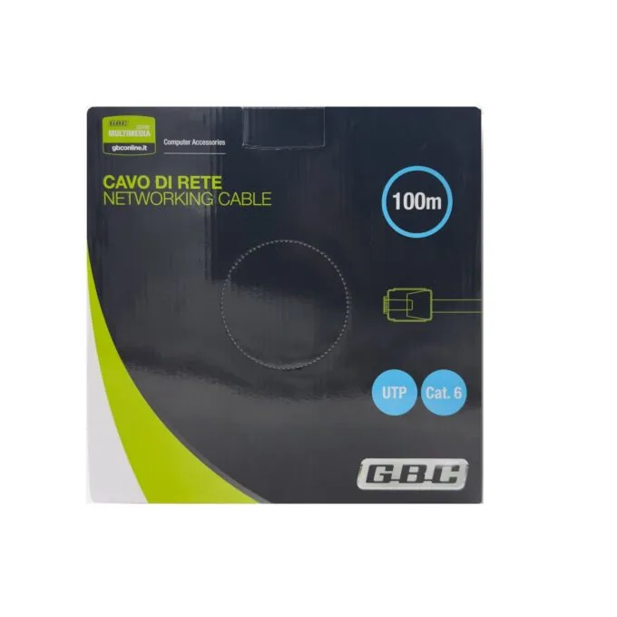 GBC Cat6 UTP CCA Network Cable - 100m Pull Box — image 1