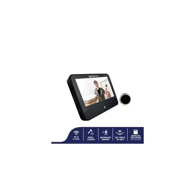 GBC HeyDoor Smart WiFi Peephole with Monitor - 4.3'' - 4.3'' monitor — image 3