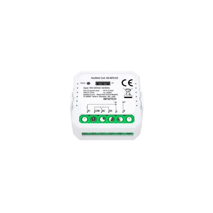GBC HeyRele Dry Contact Smart WiFi Module - Dry Contact, Smart WiFi — image 2