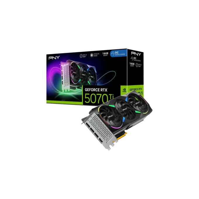 GeForce RTX 5070 Ti 16GB GDDR7 ARGB OC - RTX 5070 Ti - Black, 16GB, PCIe 5.0, 3-Fan — image 10