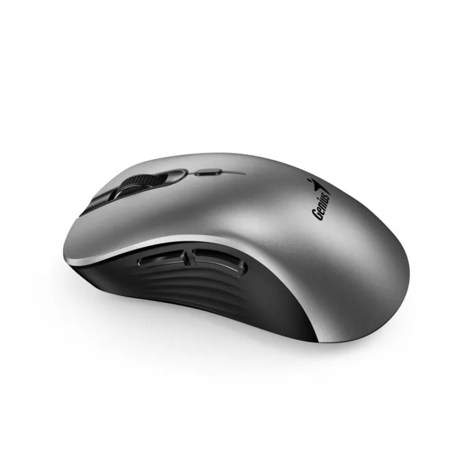 Genius Ergo 8100S AI Wireless Silent Ergonomic Mouse Silver — image 4