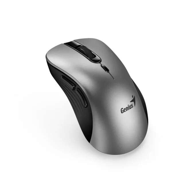 Genius Ergo 8100S AI Wireless Silent Ergonomic Mouse Silver — image 5