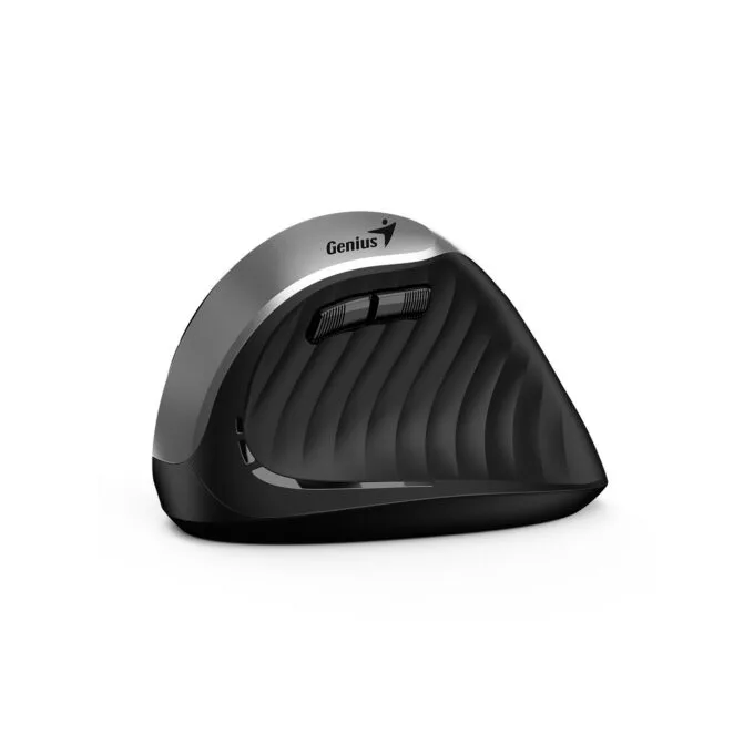 Genius Ergo 8250S Wireless Ergonomic Vertical Silent Mouse - Silver Gray — image 6