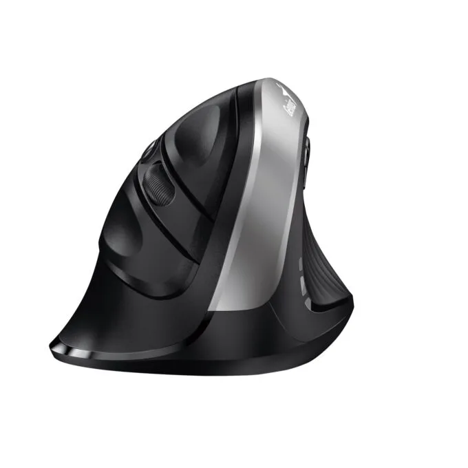 Genius Ergo 8250S Wireless Ergonomic Vertical Silent Mouse - Silver Gray — image 1