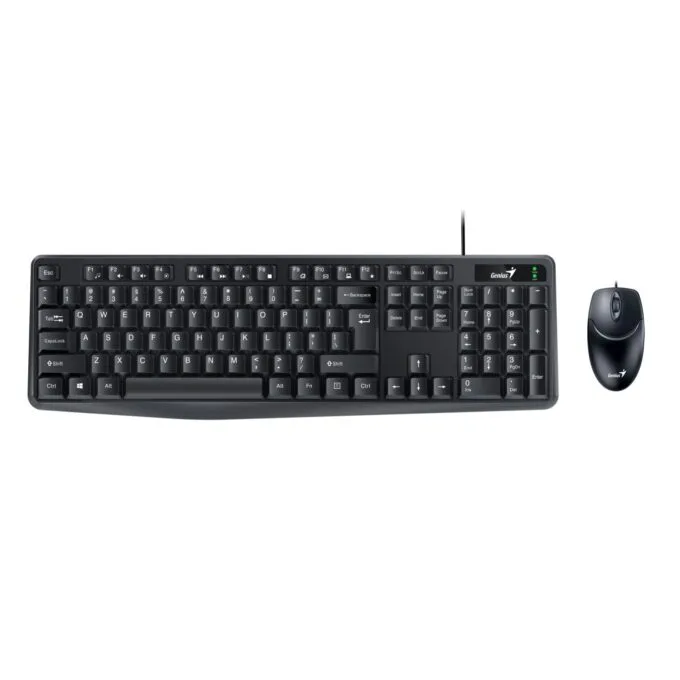 Genius KM-170 Wired Keyboard-Mouse Set - Greek — image 1