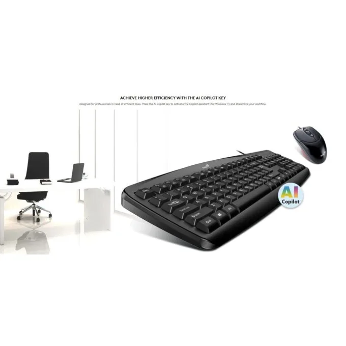Genius KM-200 Keyboard-Mouse Set Wired Russian — image 5