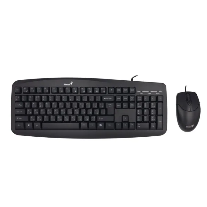 Genius KM-200 Keyboard-Mouse Set Wired Russian — image 1
