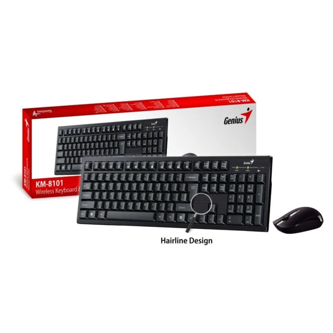 Genius KM-8101 Wireless Keyboard & Mouse Combo 2.4GHz — image 2