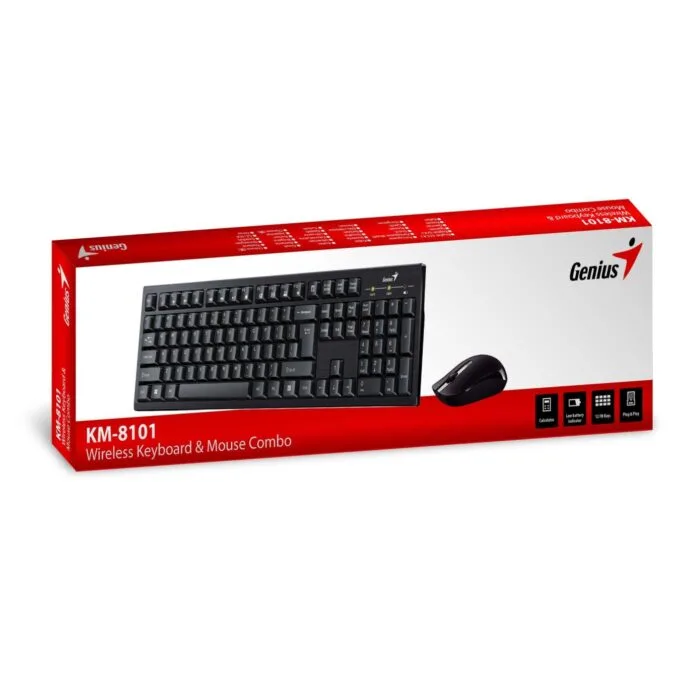Genius KM-8101 Wireless Keyboard & Mouse Combo 2.4GHz — image 3