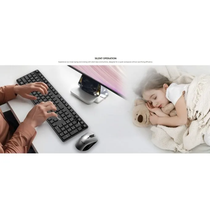 Genius KM-8216S Wireless AI+Voice Typing Keyboard-Mouse Set — image 6