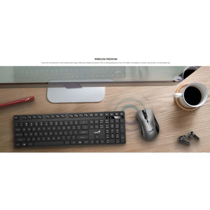 Genius KM-8216S Wireless AI+Voice Typing Keyboard-Mouse Set — image 7