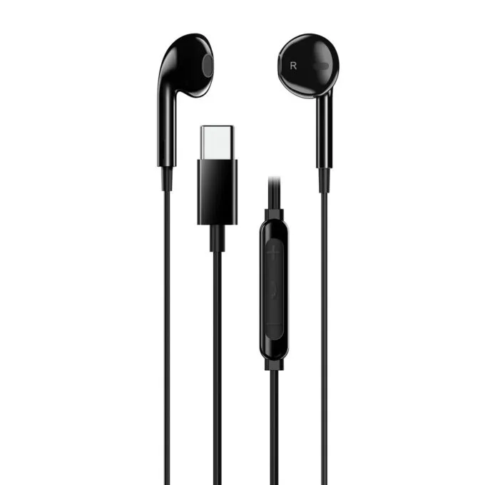 Genius Mobile Headset In-Ear USB-C Inline Control - HS-M365 - Black — image 1