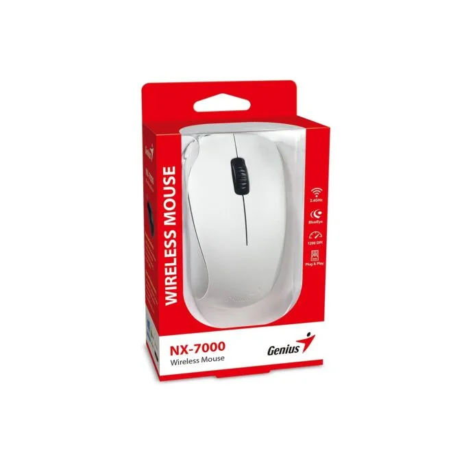 Genius NX-7000 Wireless Mouse - White — image 5