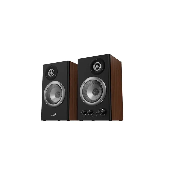 Genius PC Speakers - SP-HF1200B - 2.0 PC Speakers 36W RMS Wood — image 2