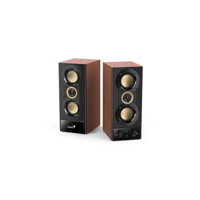 Genius PC Speakers - SP-HF800BT - 2.0 PC Speakers 20W RMS USB & BT Wood — image 3