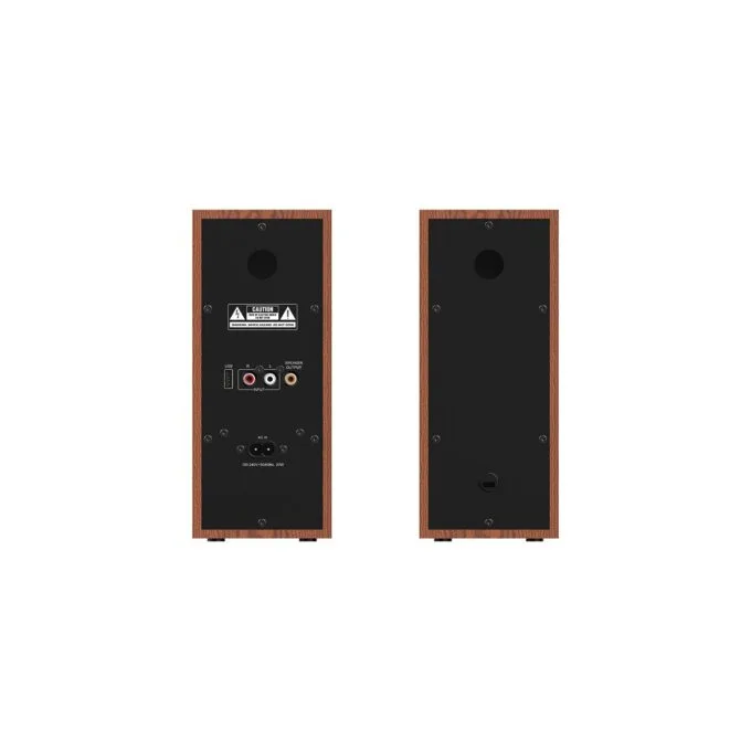 Genius PC Speakers - SP-HF800BT - 2.0 PC Speakers 20W RMS USB & BT Wood — image 6