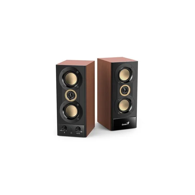 Genius PC Speakers - SP-HF800BT - 2.0 PC Speakers 20W RMS USB & BT Wood — image 7