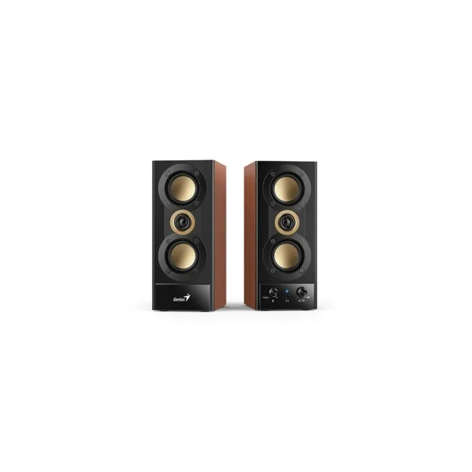 Genius PC Speakers - SP-HF800BT - 2.0 PC Speakers 20W RMS USB & BT Wood — image 8