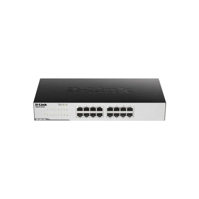 GIGABIT EASY - Unmanaged L2 Gigabit Ethernet Switch, 16 Ports, 1U Rackmount — image 1