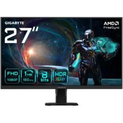 Gigabyte 27-inch FHD IPS Monitor - GS27FA - 180Hz, 1ms, 2xHDMI, DP, Black