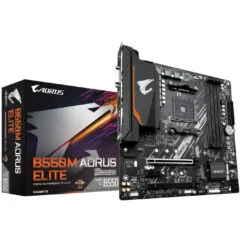 GIGABYTE AORUS ELITE AX GA-B550M - Micro-ATX AM4 Motherboard, B550, DDR4 up to 128GB