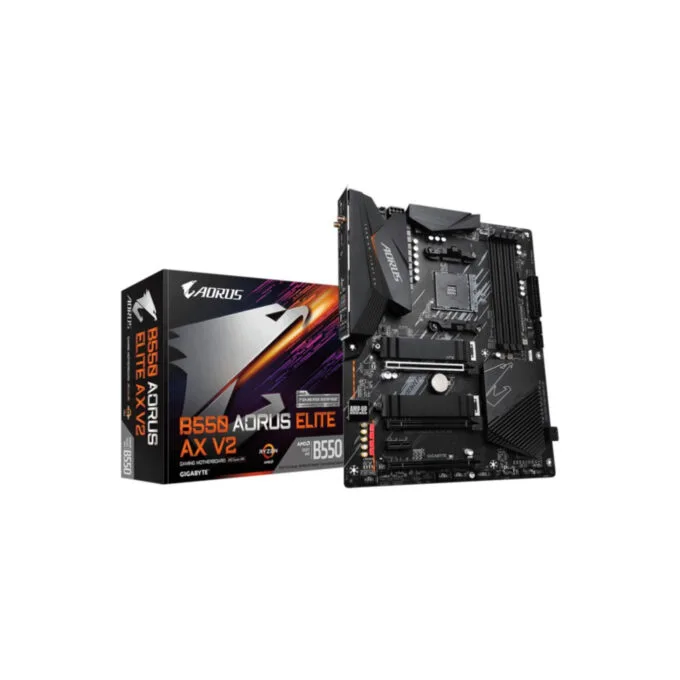 GIGABYTE AORUS ELITE AX v2 - GA-B550-AORUS ELITE AX v2 - ATX, AM4, B550, DDR4, 128GB — image 1