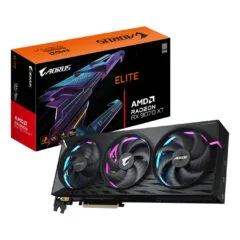 GIGABYTE AORUS Radeon RX 9070 XT ELITE 16GB GDDR6 3100MHz PCIe 5.0 WINDFORCE 3X - GV-R9070XTAORUS-E-16GD