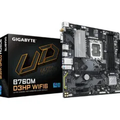 GIGABYTE GA-B760M D3HP WIFI6 - LGA1700 Micro-ATX Motherboard, B760, DDR5, 4x DIMM, 192GB Max